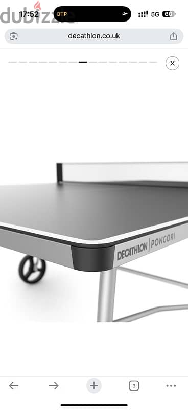 Outdoor tennis table from Decathlon 3