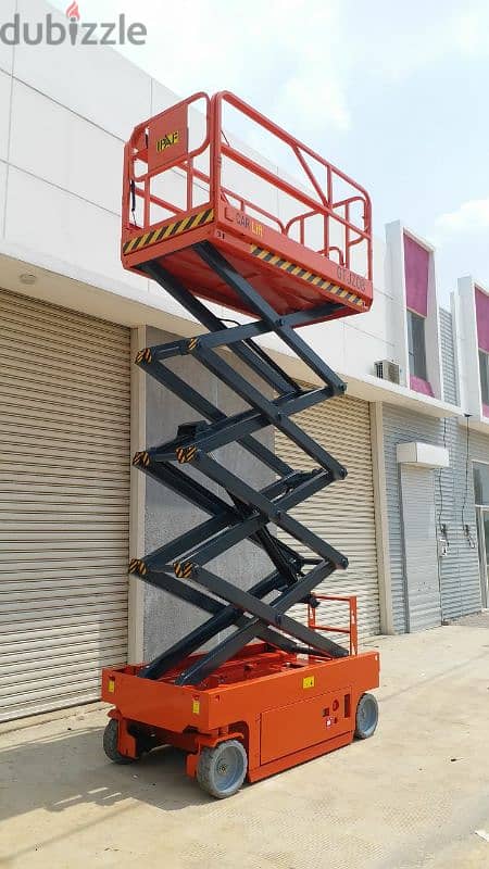 Scissorlifts 8 10 12 14 16 meter for rental in Dammam , Riyadh 2