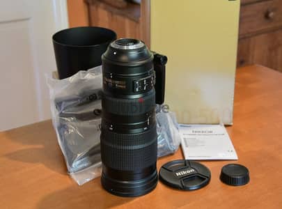 Nikon af-s nikkor 200-500mm f/5.6e
