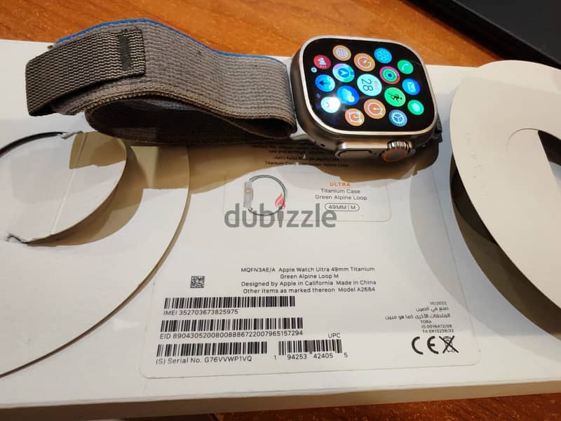 Apple Watch Ultra (49mm) GPS + Cellular Titanium 3