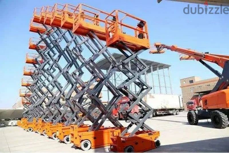 سيزر لفت رافعات مقصية للإيجار سقالات كهربائية للإيجار 1