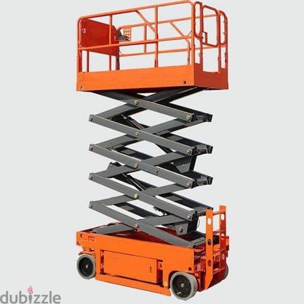 Scisserlifts 8m 10m 12m 14m 16m for rent in Dammam Riyadh 3