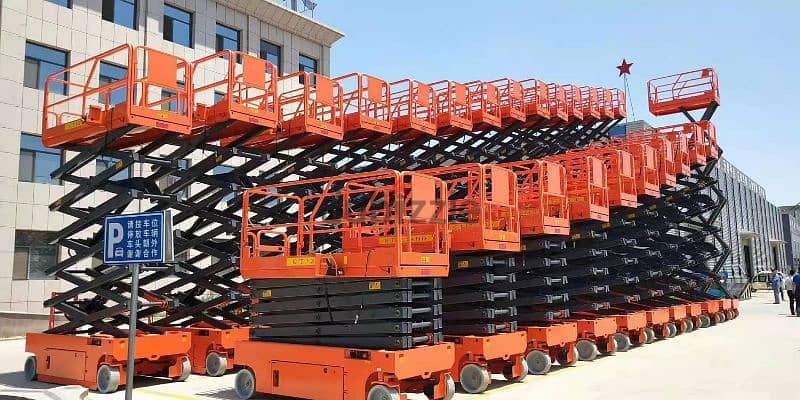 سيزر لفت سيزار لفت سقالات كهربائية للإيجار  من 6متر الى 22متر الدمام 2
