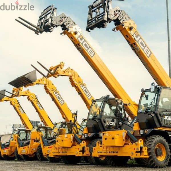 جي سي بي تليهندر رافعة تلسكوبية مع مخلط للإيجار في الدمام 3