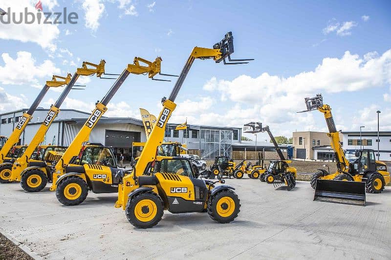 جي سي بي تليهندر رافعة تلسكوبية مع مخلط للإيجار في الدمام الجبيل 6
