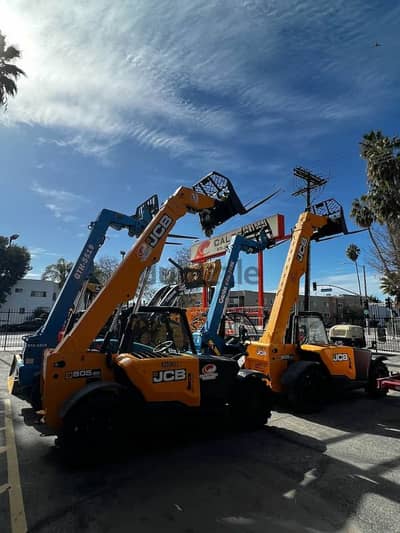 رافعات تلسكوبية تليهندرات JCB للإيجار الدمام القطيف الجبيل