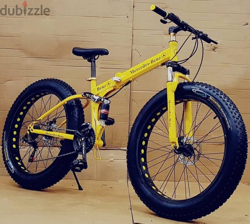 Yellow Foldable Cycle (Mercedes Benz) Fork Length: 29 Inch 1