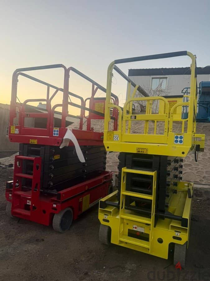 Scissor lift for rental  in Jeddah Riyadh Dammam 1
