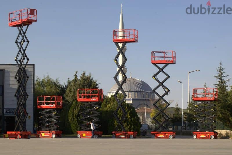 1  Scissor Lift Rental Jeddah Saudi Arabia – Electric & Diesel 1
