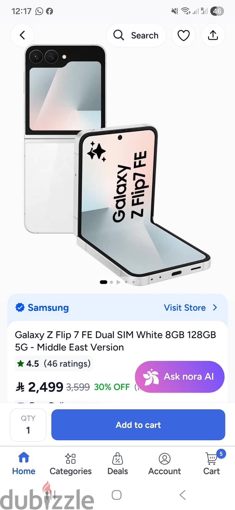 Samsung Z Flip 7fe 128gb box packed sealed pack only serious buyer 5