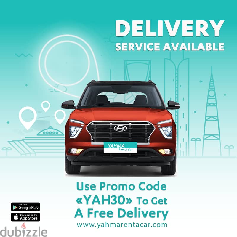 Hyundai Santa Fe 2024 for rent Dammam Free Delivery for monthly rental 1