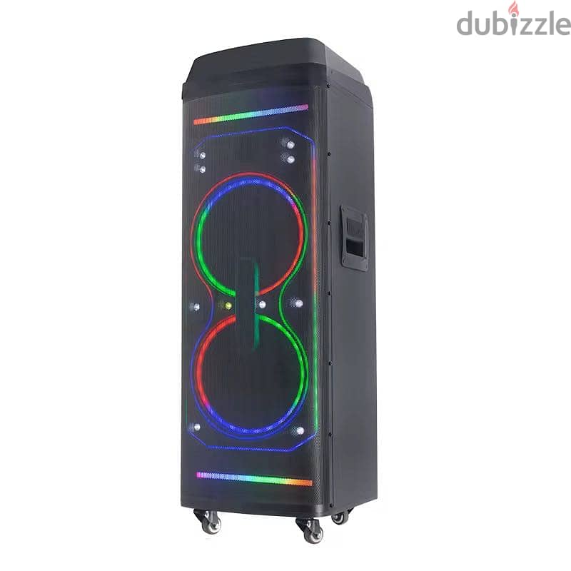 2025 New Portable 100W Dual 10 Inch Party TWS Speaker 1
