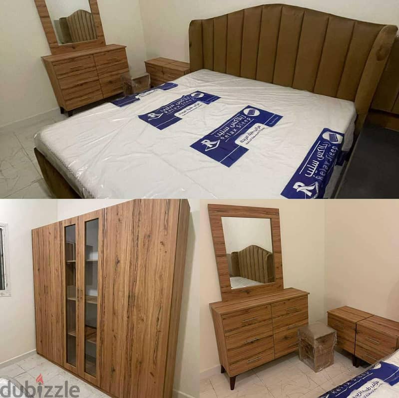 Full Luxury bedroom set at best price. Free delivery Riyadh 2