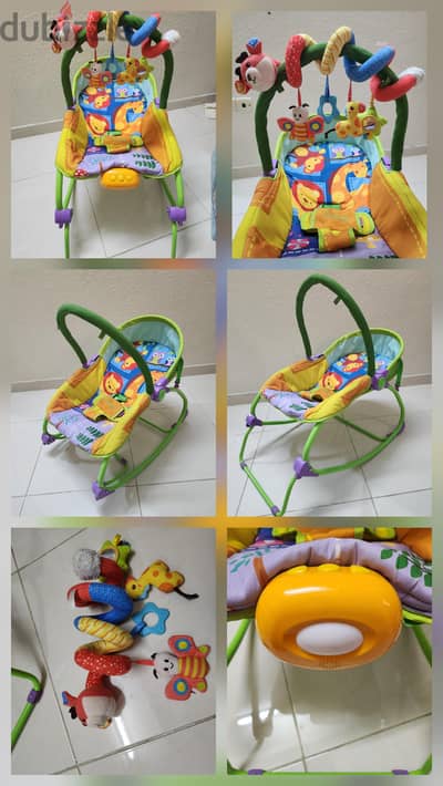Baby items (Baby play mat, rocker, sleep carrier, bath seat) 3