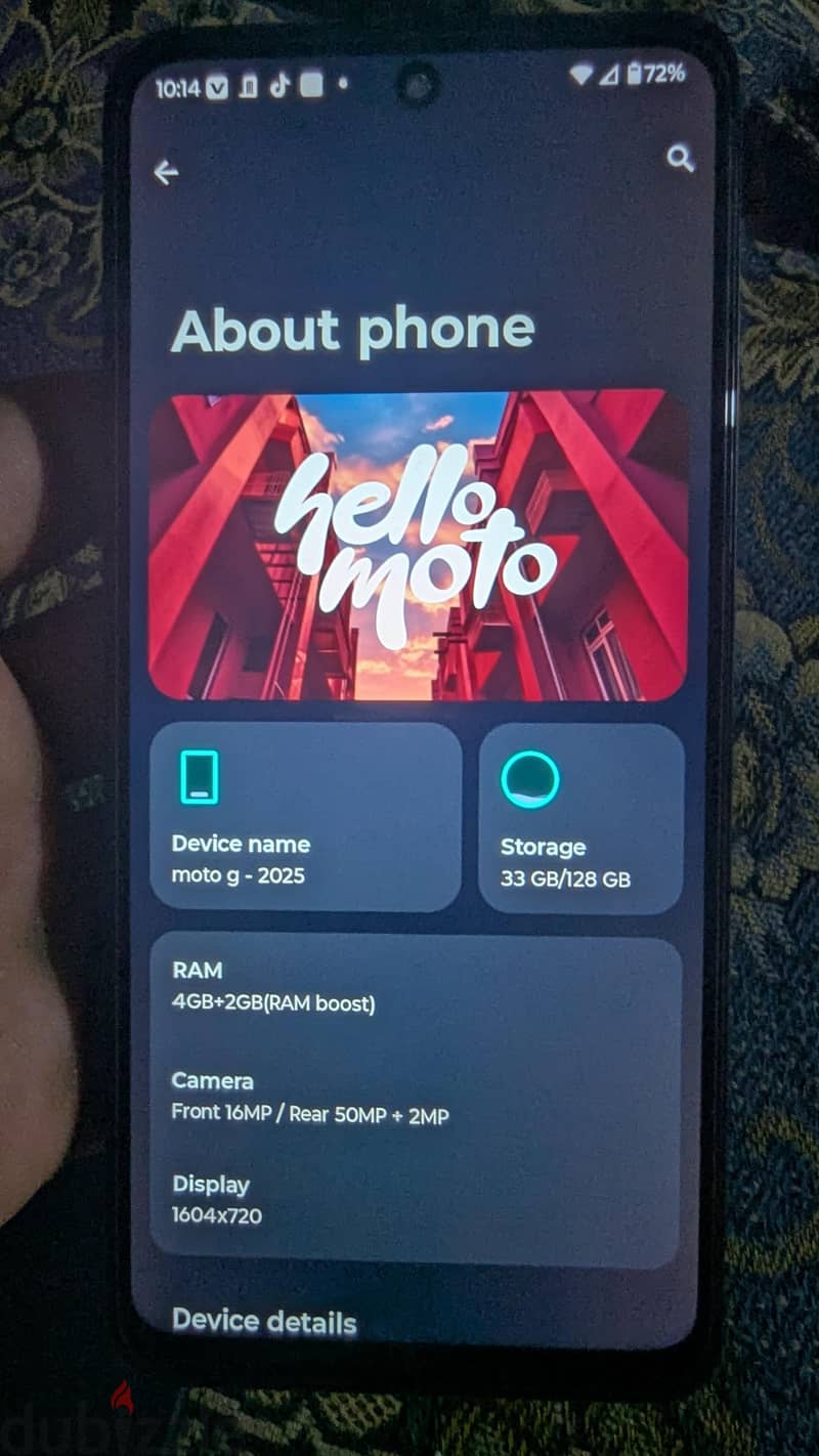 Motorola Moto G 2025 4+2 RAM 128GP 3