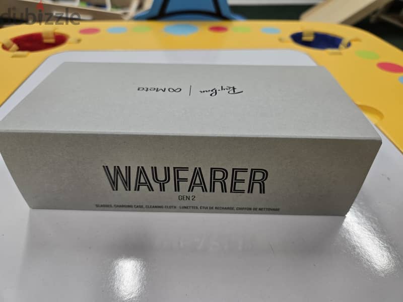 Ray-Ban Meta Wayfarer Gen2 Smart Glasses In Cosmic Blue with Case 1