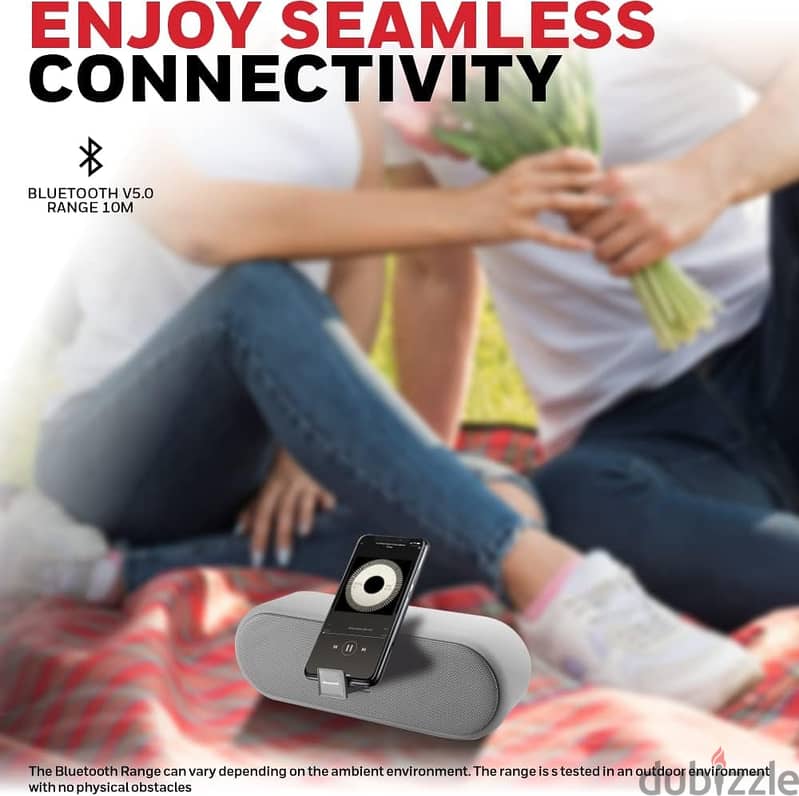 Honeywell Suono P200 Wireless Bluetooth Speaker Premium Grey 5