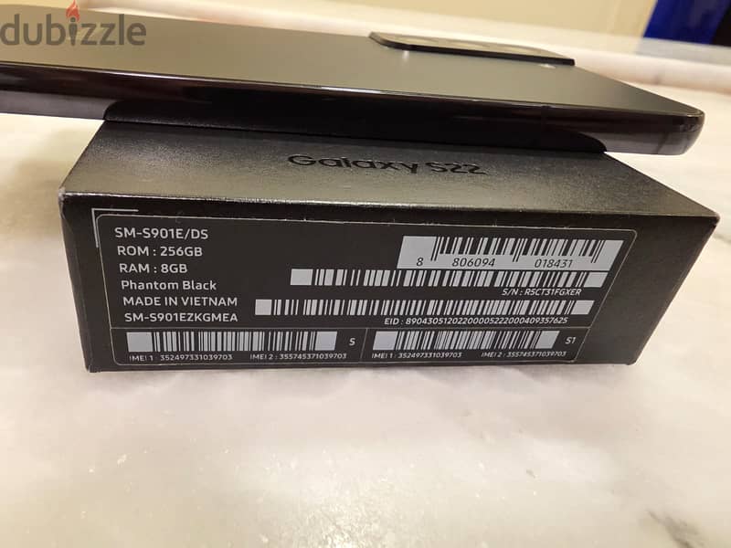 Samsung Galaxy S22 (Black) 256GB 5