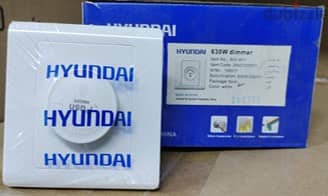 HYUNDAI HWD-B52-M11 630W Light Dimmer Switch, White 6Pcs/Box 1