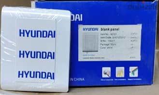 HYUNDAI HWD-B5101 Blank Panel, White – Wall Plate Cover 30Pcs/Box 1