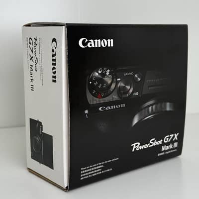 IN STOCK Canon PowerShot G7 X Mark III Digital Camera— Black & Silver