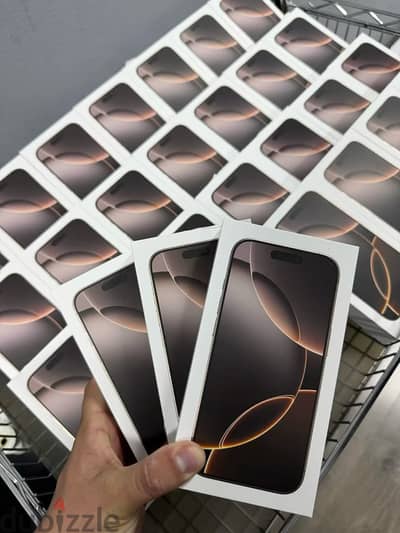 New iPhone 16 Pro Max – Brand New | Factory Sealed | BUY 2 GET 1 FREE