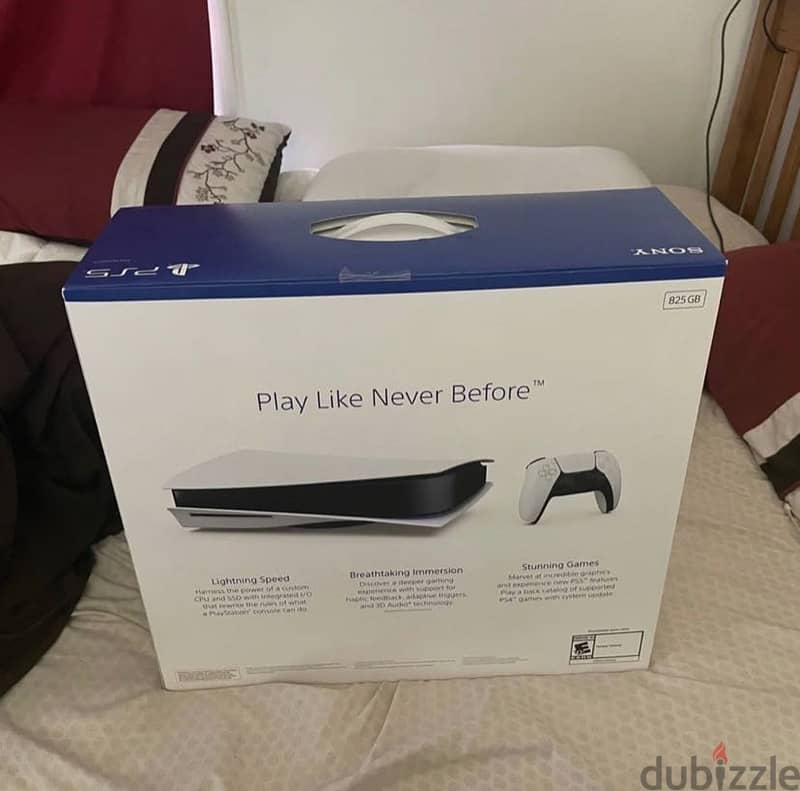 Brand New Sony PlayStation 5 Disc Edition 825GB Home Console - White 1