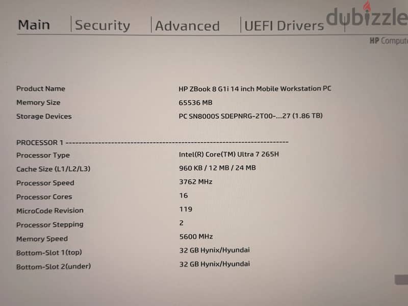 HP ZBook 8 14 G1i Ultra 7 2