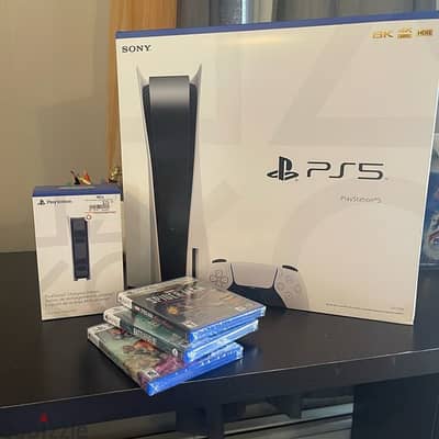 Sony PlayStation 5 Digital Edition Game Console in White