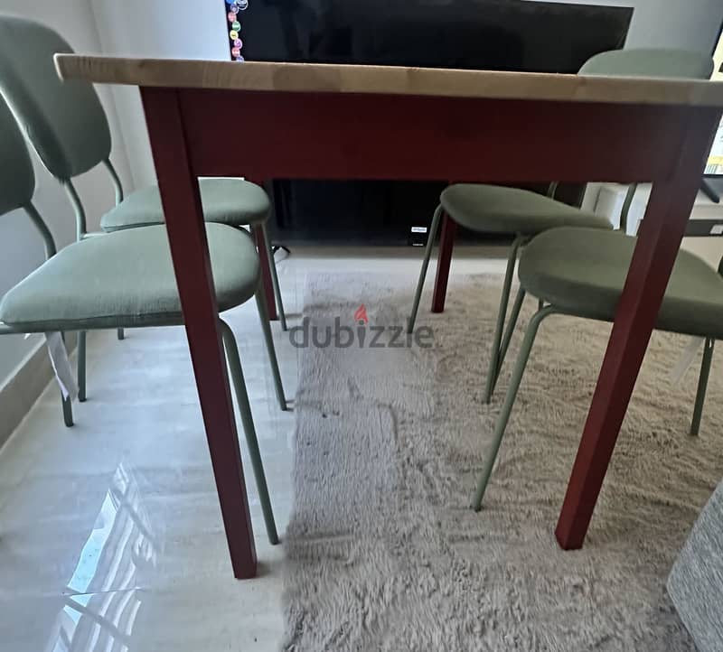 IKEA PINNTORP Dining Table with 4 chairs 3