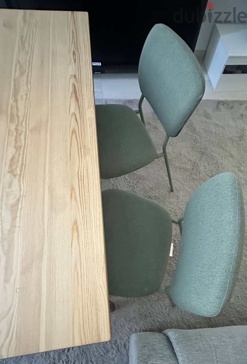 IKEA PINNTORP Dining Table with 4 chairs 4