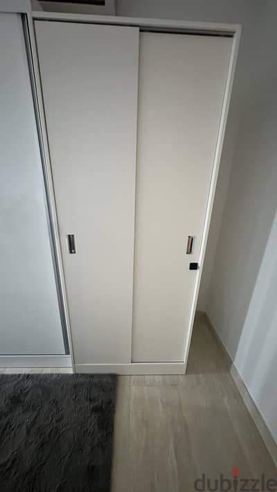 Home Centre Berry 2 door sliding wardrobe (2 pieces)