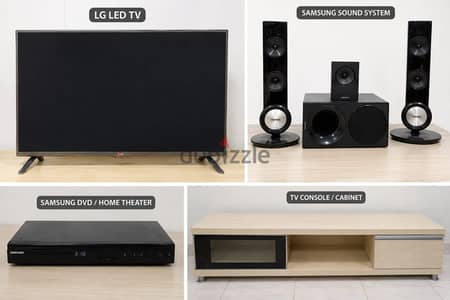 LG LED TV & Samsung Home Theatre – Complete Package