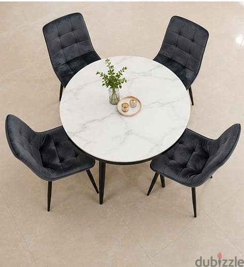 Modern Dining Table Set with 4 Chairs | Elegant Contemporary Design 2