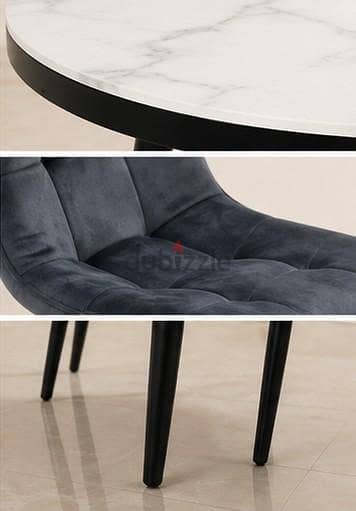 Modern Dining Table Set with 4 Chairs | Elegant Contemporary Design 3