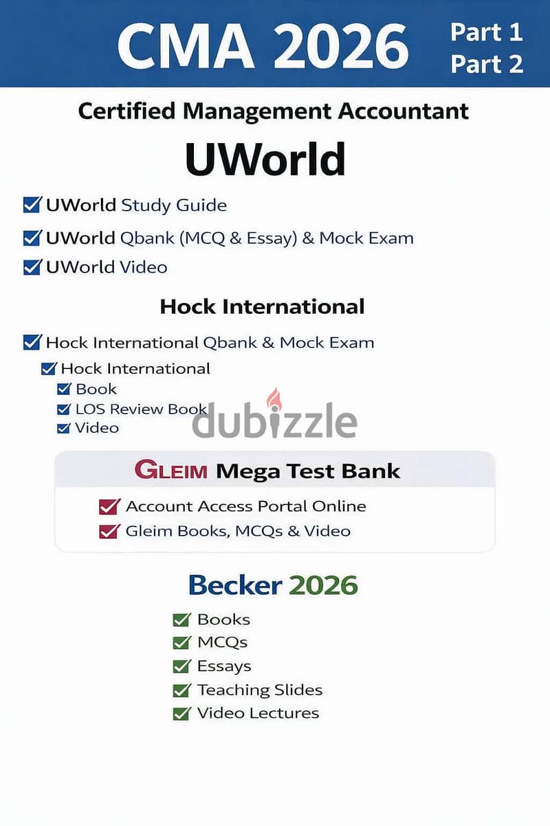 CMA CIA CFA FRM CAIA CPA 2026-27 5