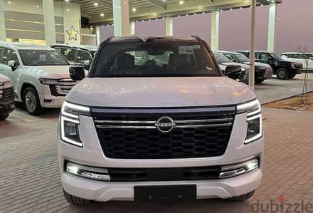 باترول بلاتينيوم ابيض سقف اسود داخلي جملي م 2026 تيربو سعودي