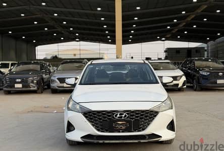 هيونداي أكسنت 2023 بيضاء | Hyundai Accent 2023 White