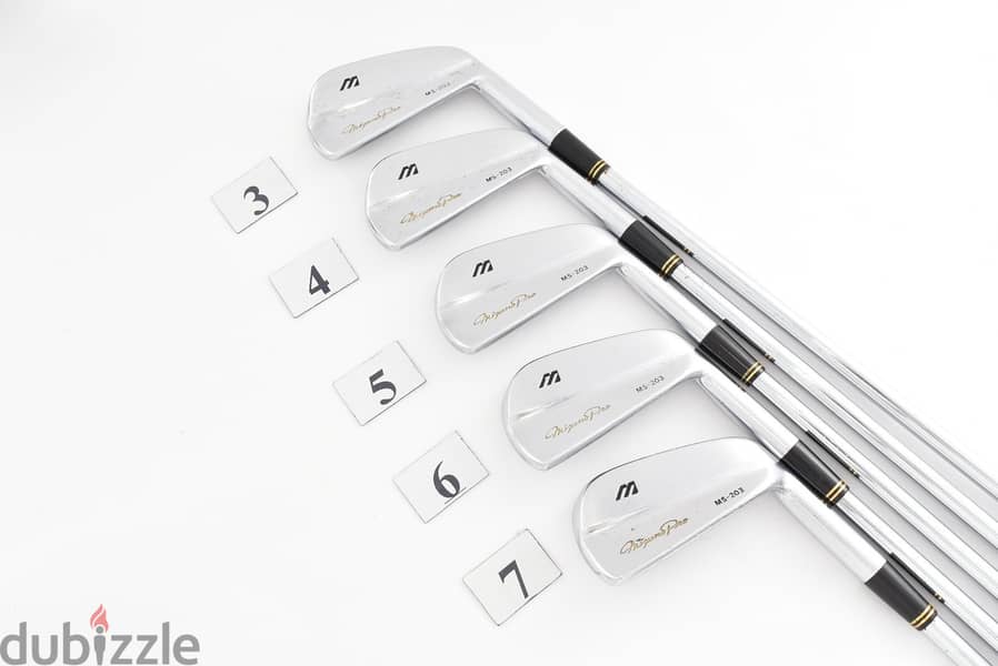 9PCS MIZUNO PRO MS-203 Iron Set 3-4-5-6-7-8-9-P-S RH DG R400 Regular G 3