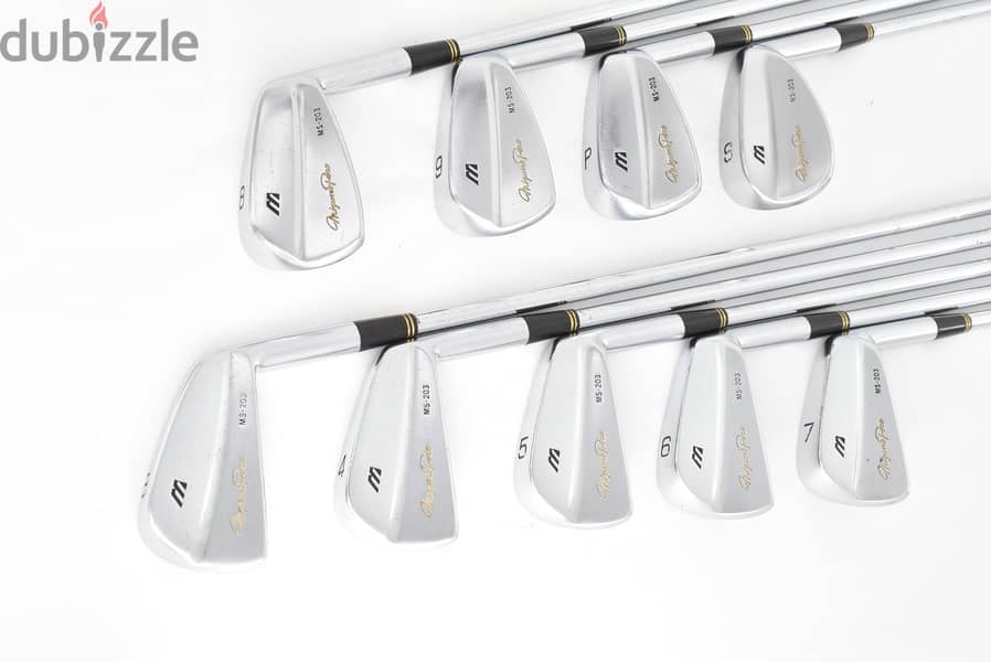 9PCS MIZUNO PRO MS-203 Iron Set 3-4-5-6-7-8-9-P-S RH DG R400 Regular G 4