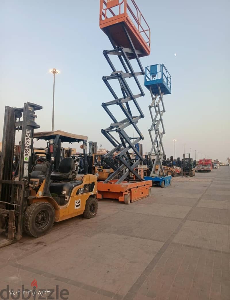 سيزرلفت للايجار جده جدة scissor lift for rental jeddah 1