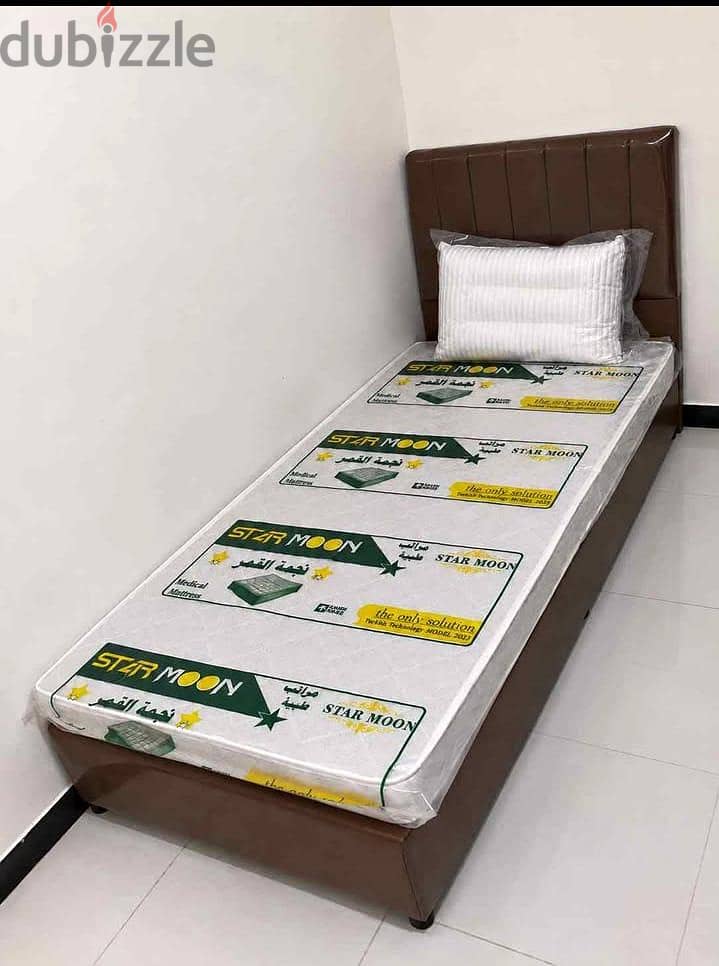90*190 cm bed with 15cm mattress for sale at best price. COD 1