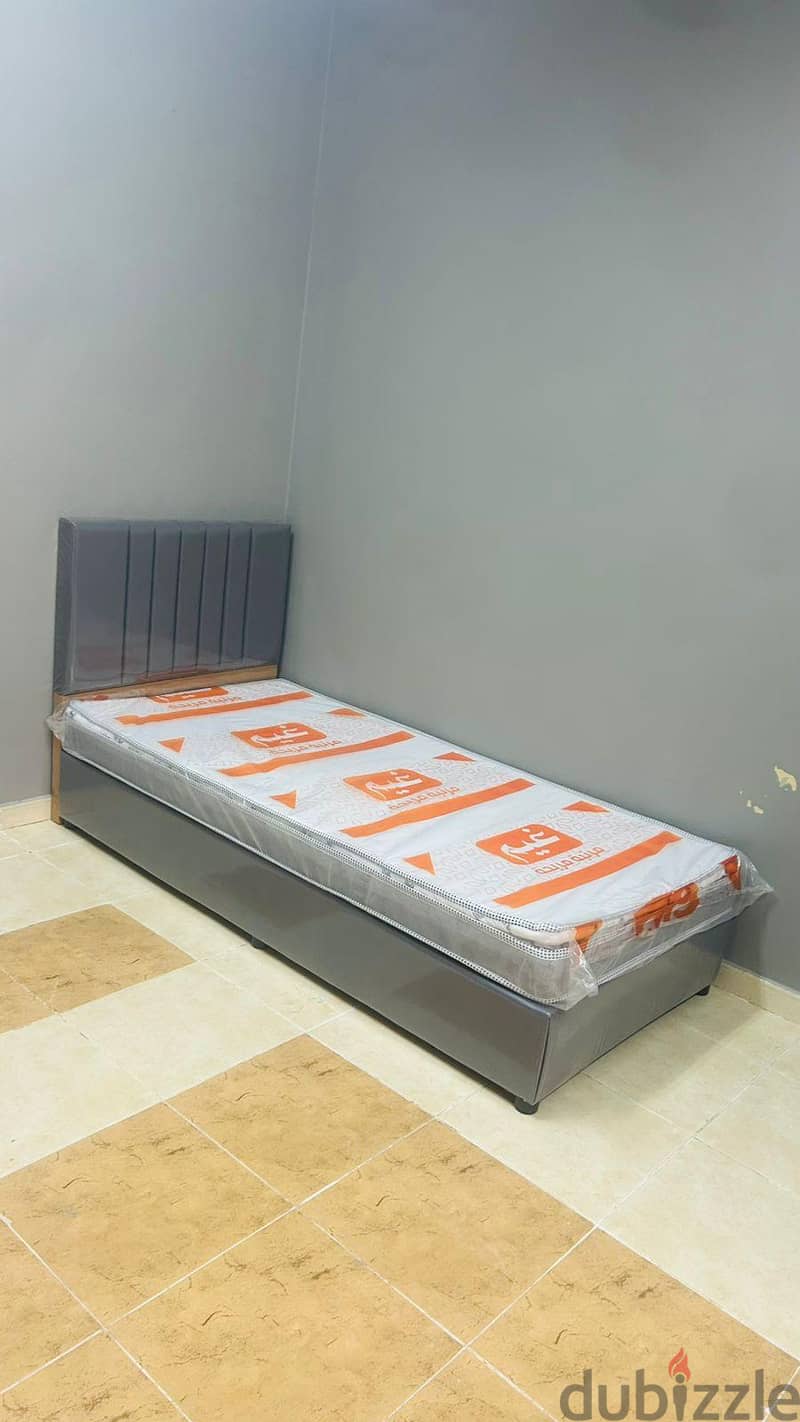 90*190 cm bed with 15cm mattress for sale at best price. COD 2
