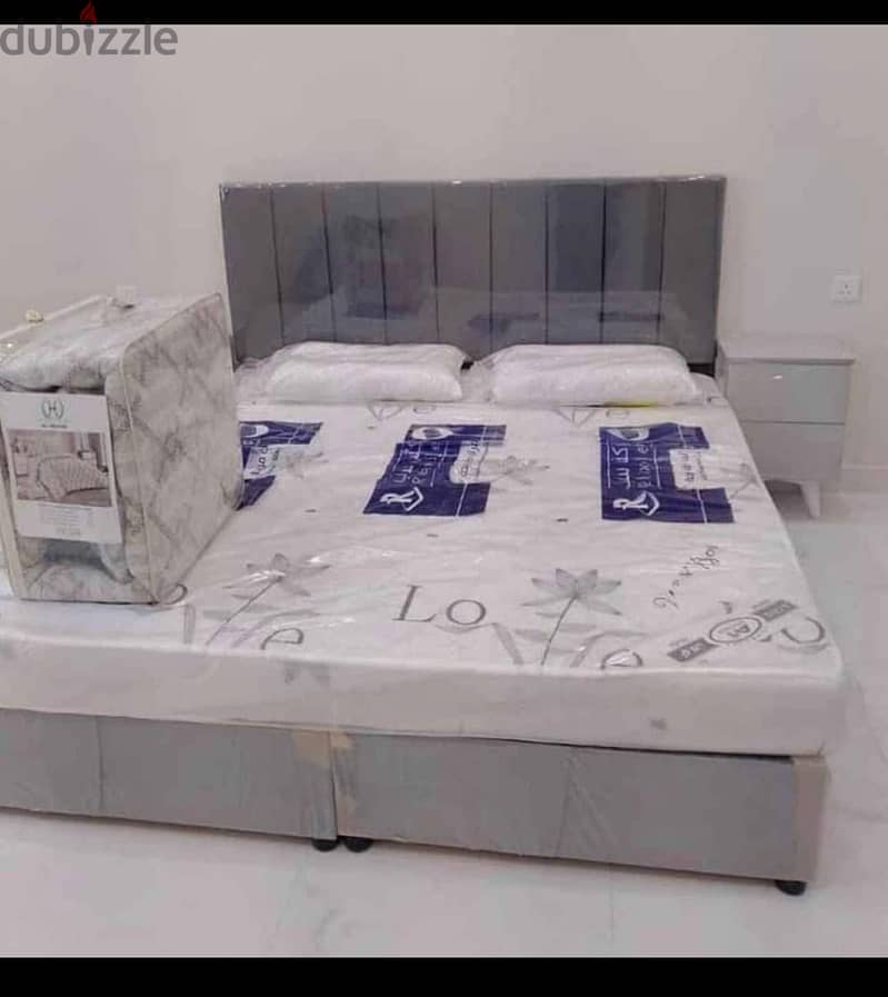 Queen size 150*200 cm bed with mattress at best price. COD 1