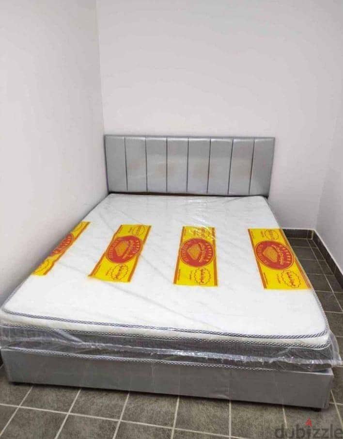 Queen size 150*200 cm bed with mattress at best price. COD 2