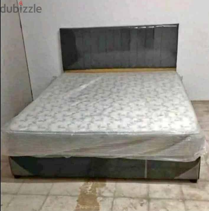 Queen size 150*200 cm bed with mattress at best price. COD 7
