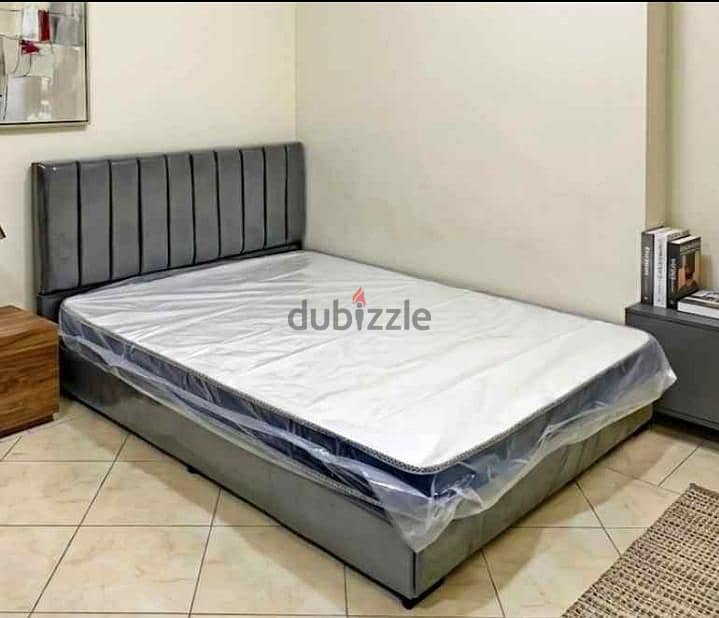 Queen size 150*200 cm bed with mattress at best price. COD 8