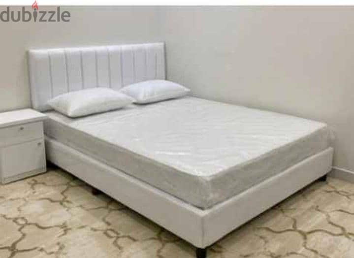 Queen size 150*200 cm bed with mattress at best price. COD 11