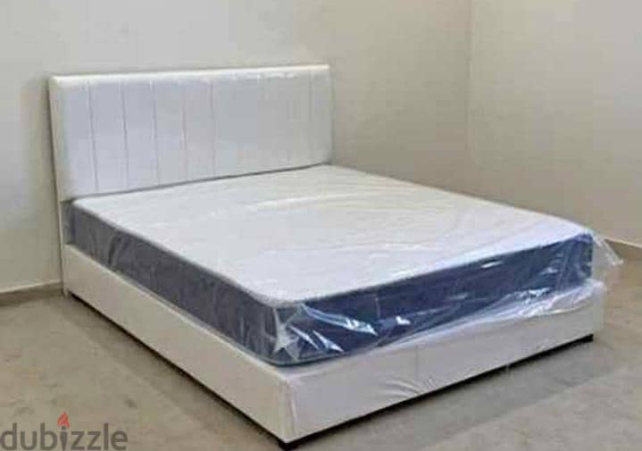 Queen size 150*200 cm bed with mattress at best price. COD 14