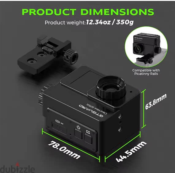 B215AL Thermal Imaging Rangefinder Scope 256*192 Resolution Thermal Mo 2